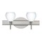 Besa Lighting Tay Tay Vanity, Opal Matte, Satin Nickel Finish, 2x40W Halogen 2SW-560507-SN - alternate 1